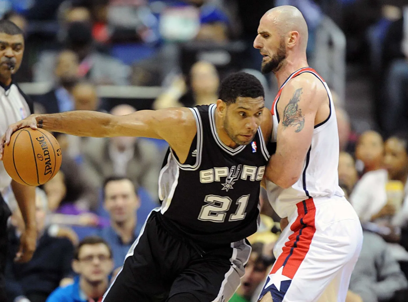 Marcin Gortat (z prawej)