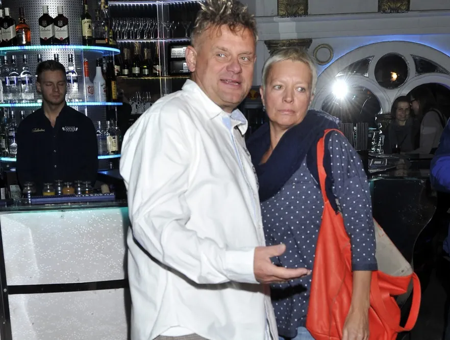 Kazik Staszewski z żoną