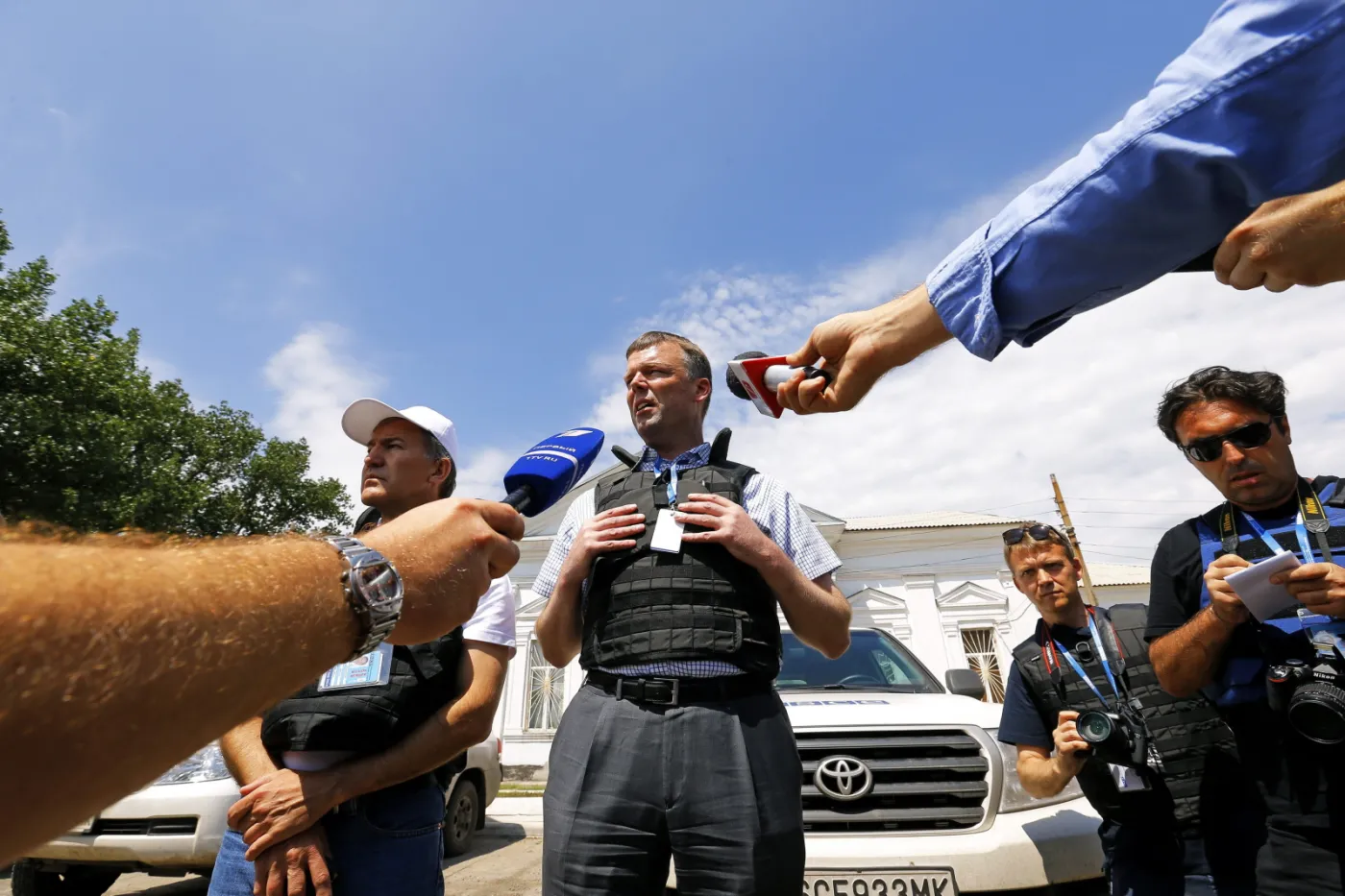 Członkowie misji OBWE