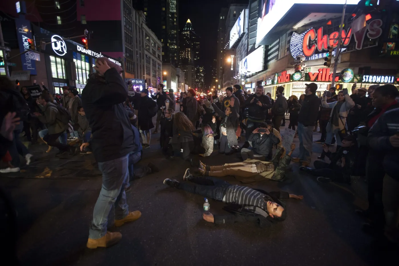 Manhattan zablokowany. Ludzie wyszli na ulice, wielki protest w Nowym Jorku