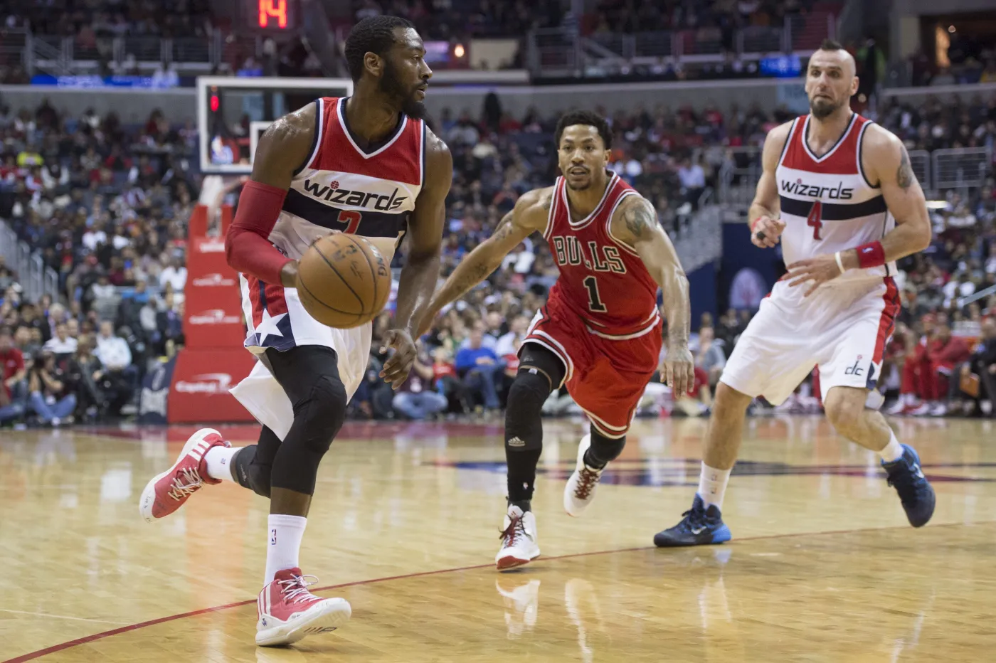 Marcin Gortat (z prawej)