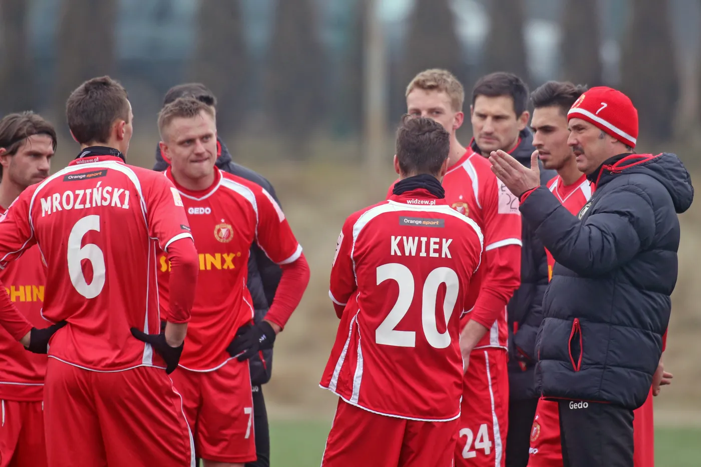 Piłkarze Widzewa Łódź