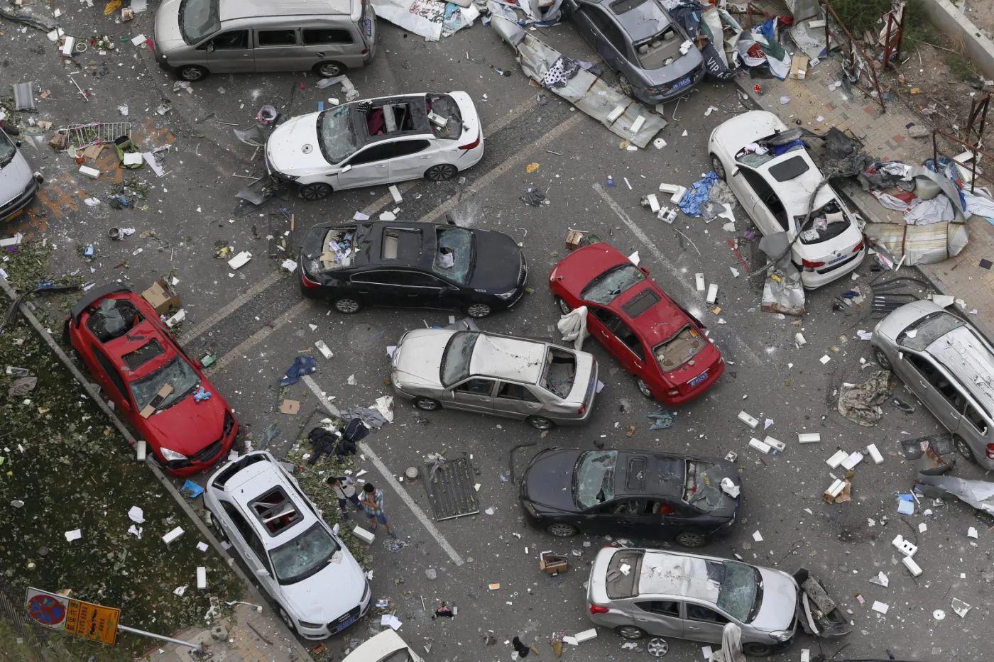 Po eksplozji w Tiencin