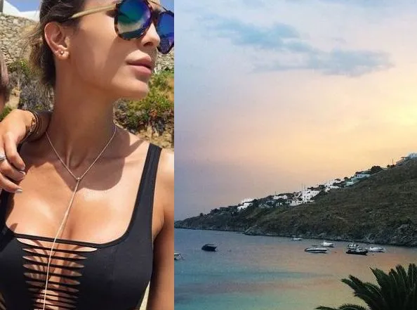 Sara Boruc na wakacjach