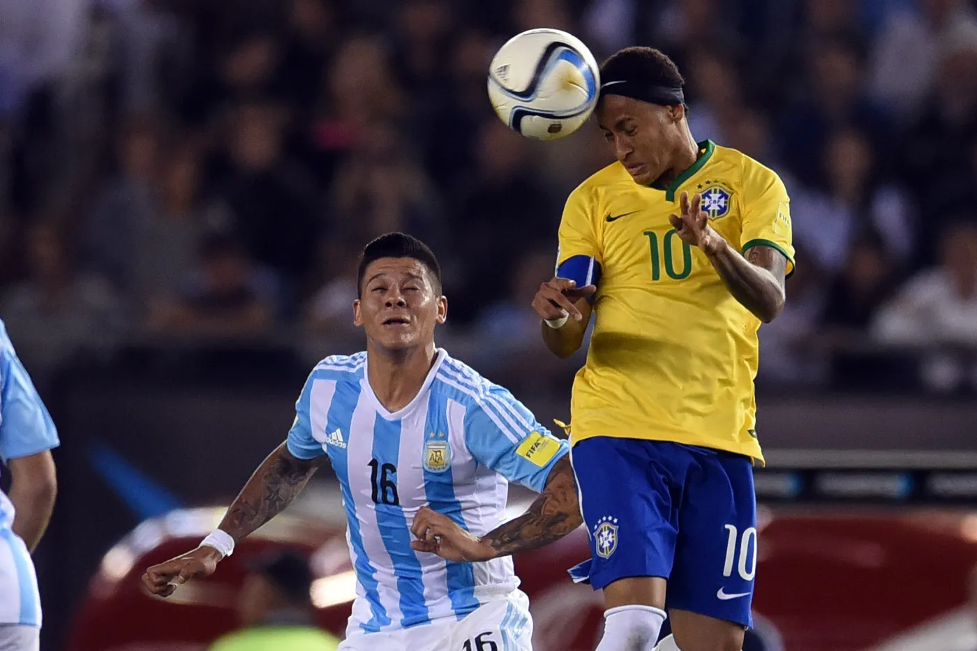 Marcos Rojo i Neymar Jr