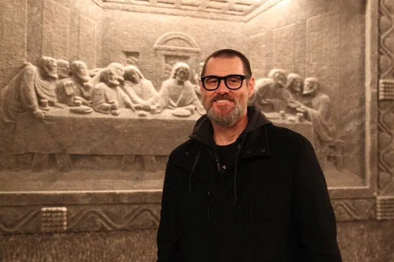 Jim Carrey w Wieliczce