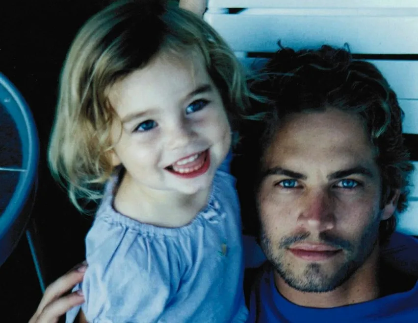 Paul Walker z córeczką