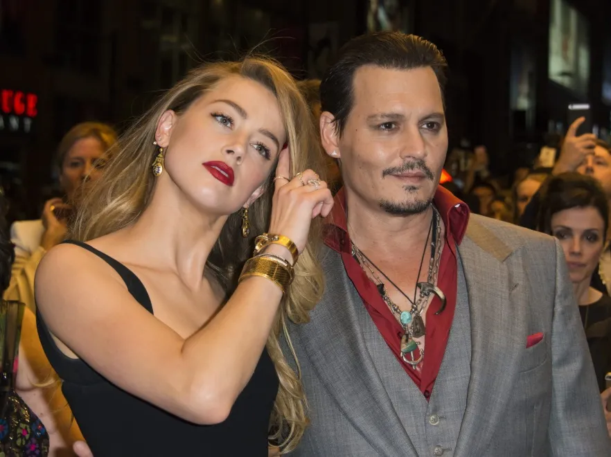 Amber Heard; Johnny Depp