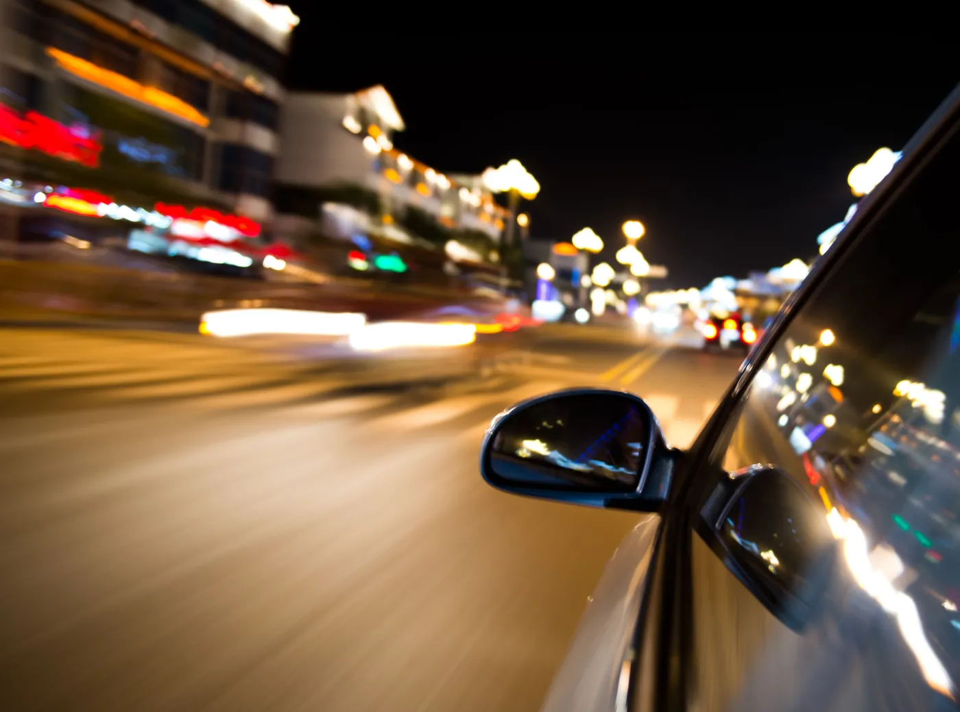 Nocna jazda samochodem