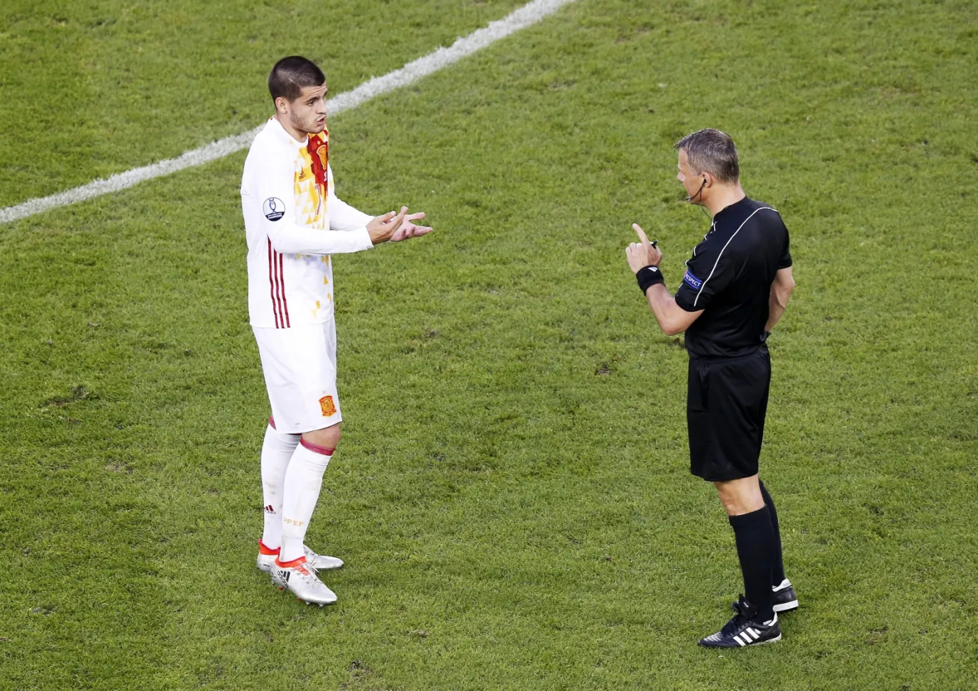 Alvaro Morata (z lewej)