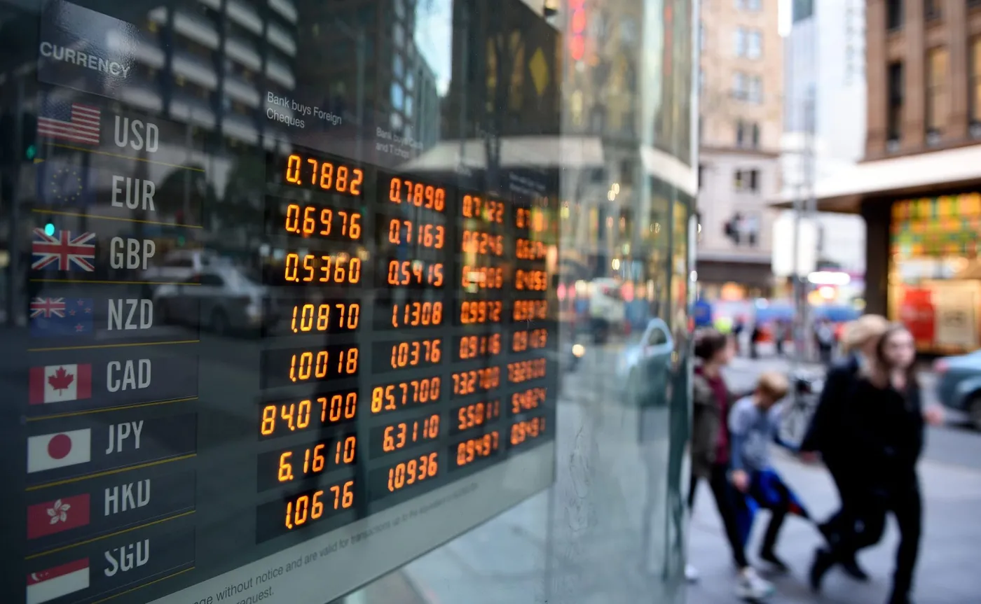 Tabela z kursami walut