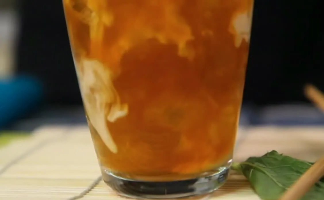 Mrożona, tajska herbata