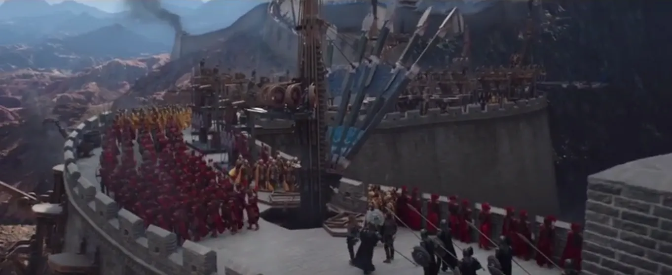 Kadr z filmu "Wielki mur"