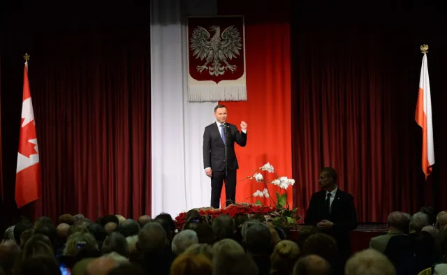 Kanada: Prezydent Duda spotkał się z korpusem dyplomatycznym i Polonią