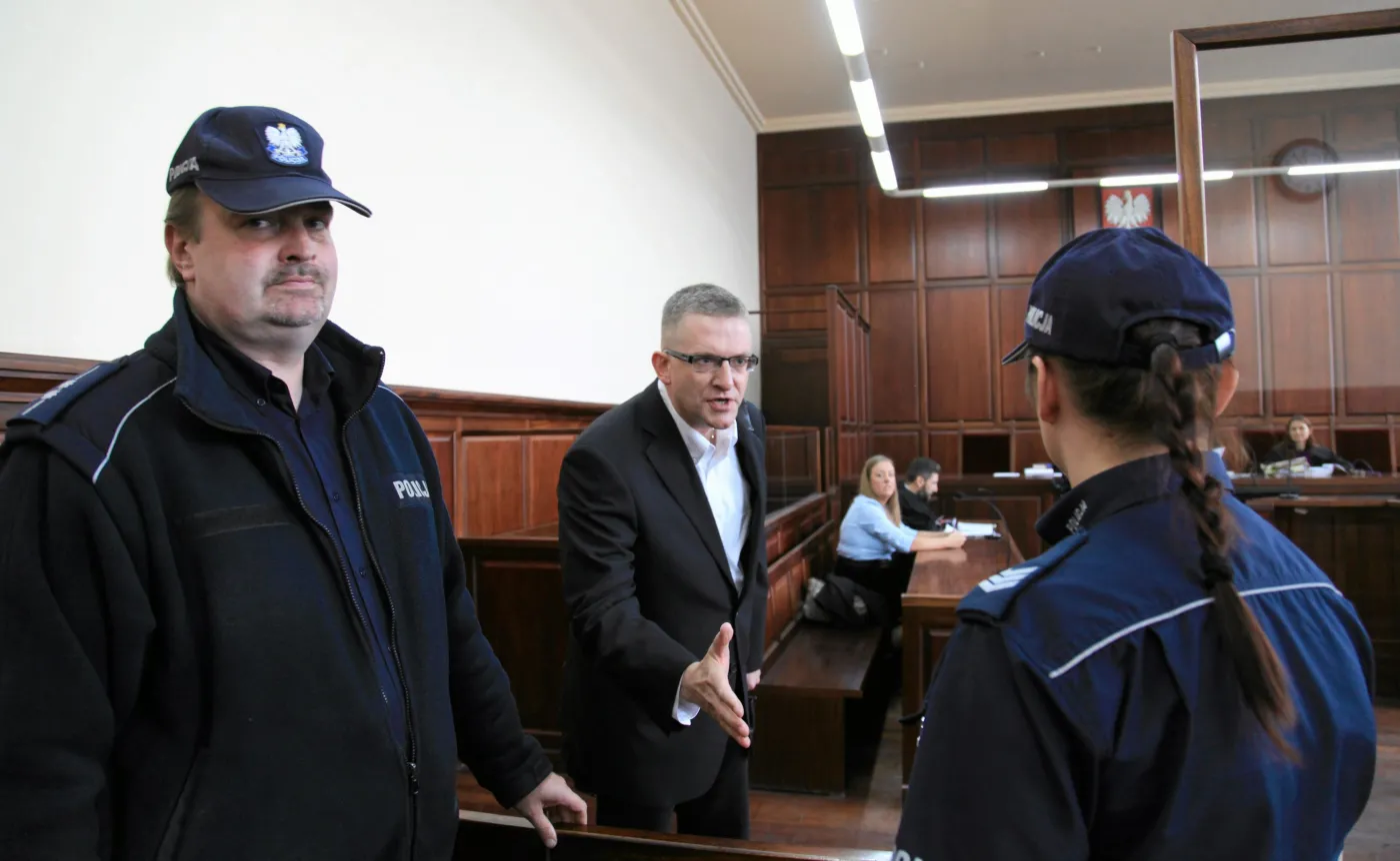 Grzegorz Braun w sądzie