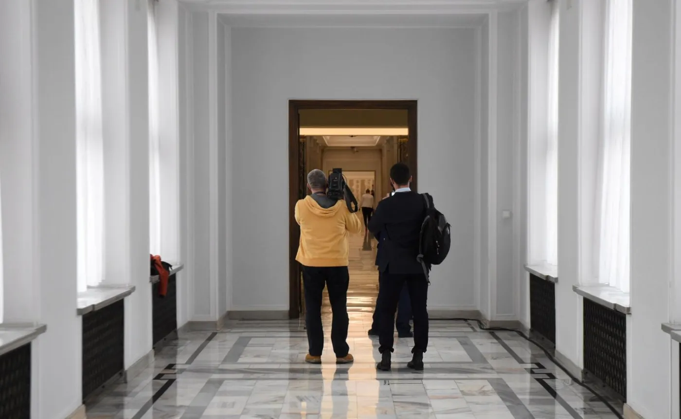 Dziennikarze w Sejmie
