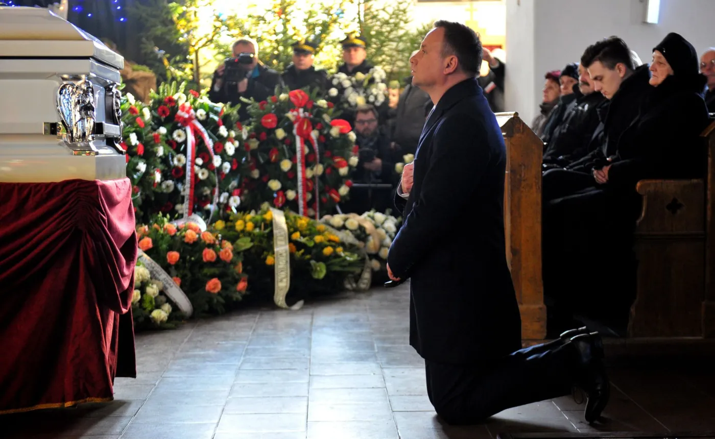 Pogrzeb kierowcy ciężarówki, który zginął w zamachu w Berlinie. W ceremonii wziął udział prezydent [ZDJĘCIA]