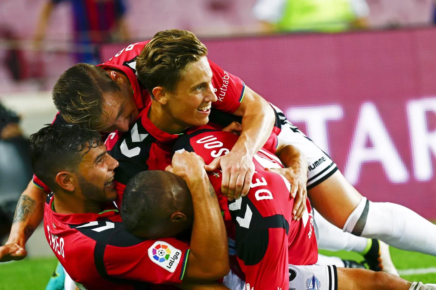 Radość piłkarzy Alaves