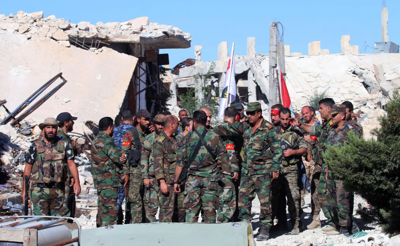 Żołnierze Asada w Syrii