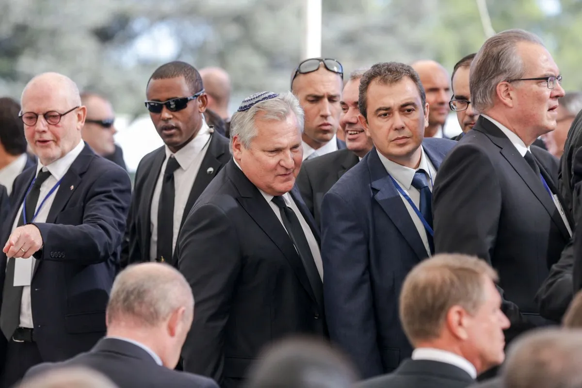 Duda, Kwaśniewski, Tusk, Obama, Hollande, Orban. Politycy z całego świata pożegnali Szimona Peresa