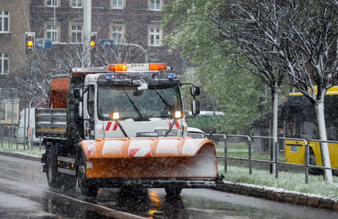 opady śniegu w Polsce