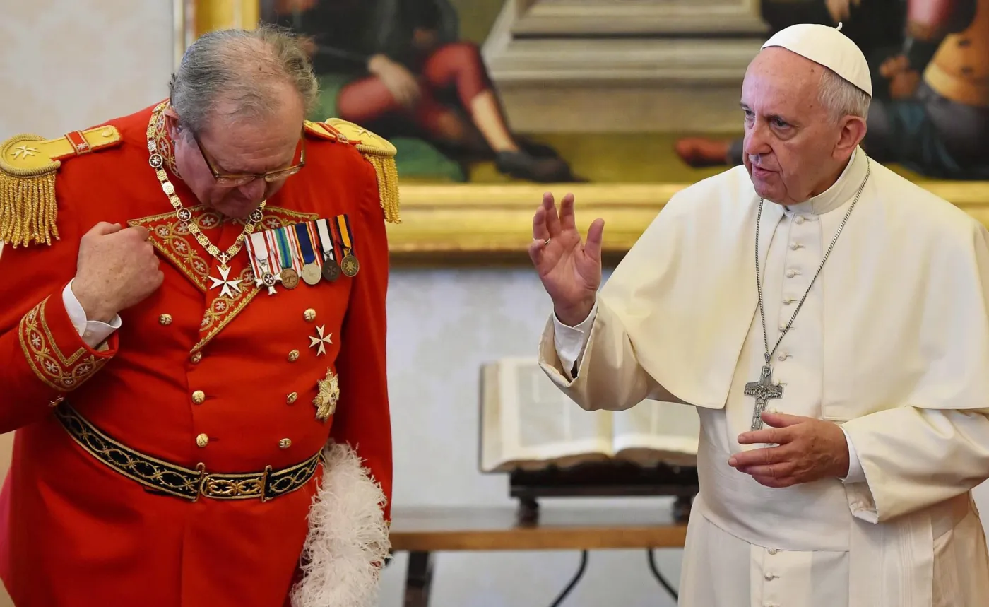 Wielki Mistrz i papież