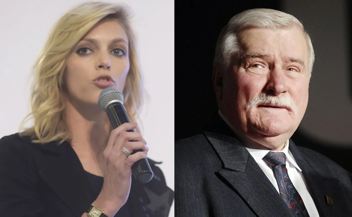 Anja Rubik, Lech Wałęsa