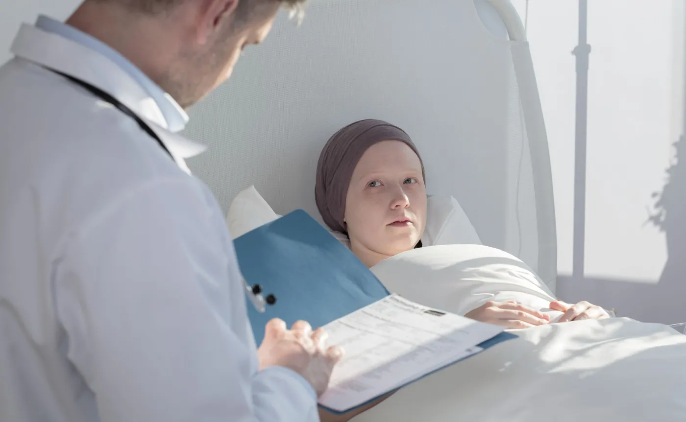 Dziewczynka w szpitalu