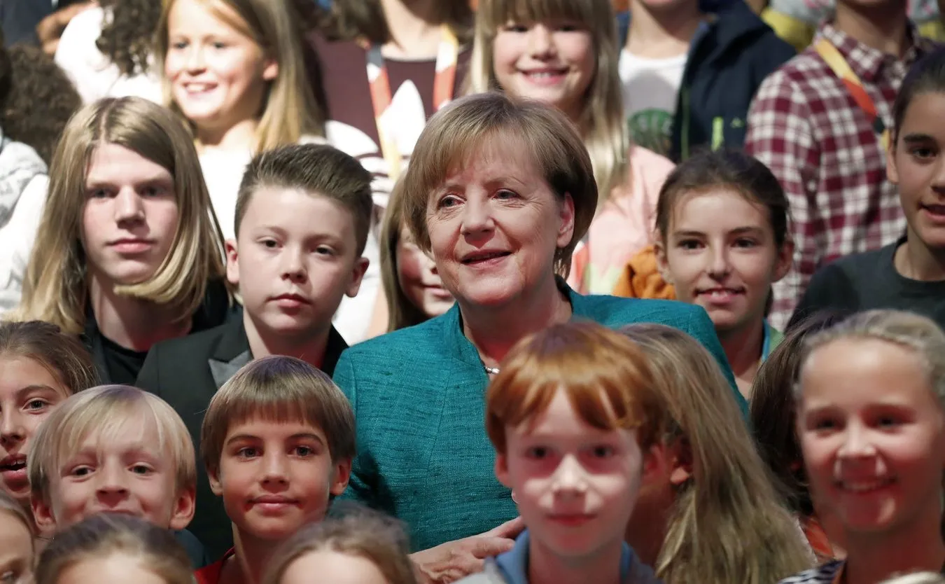 Angela Merkel i dzieci