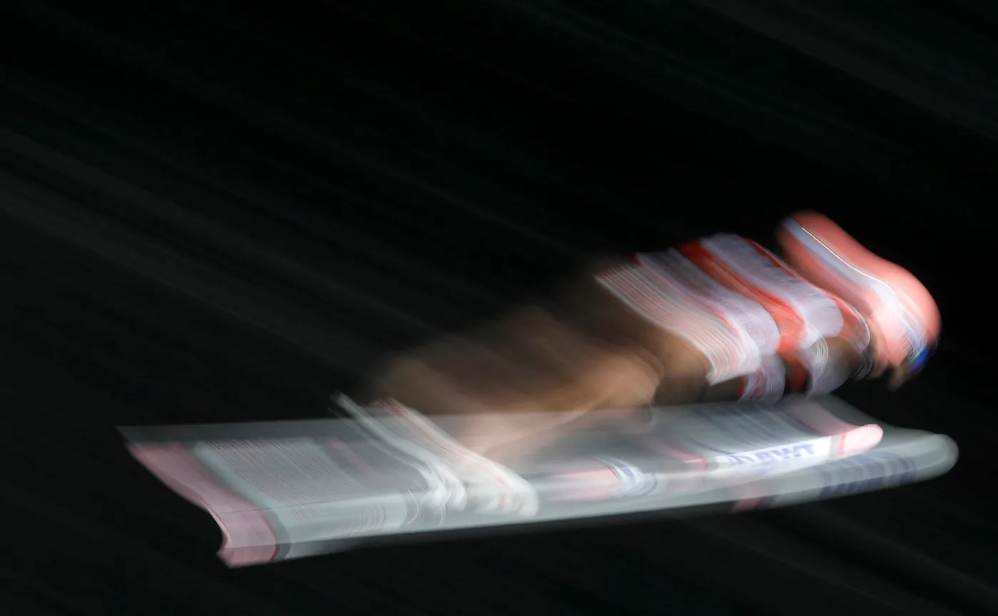 Dawid Kubacki w locie