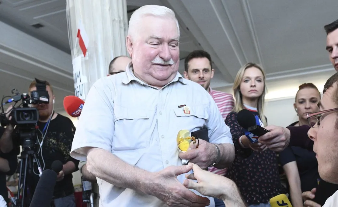 Lech Wałęsa w Sejmie