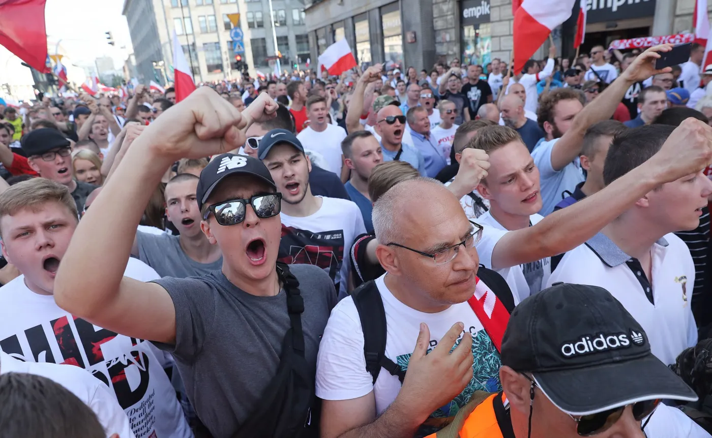 Marsz ONR w Warszawie