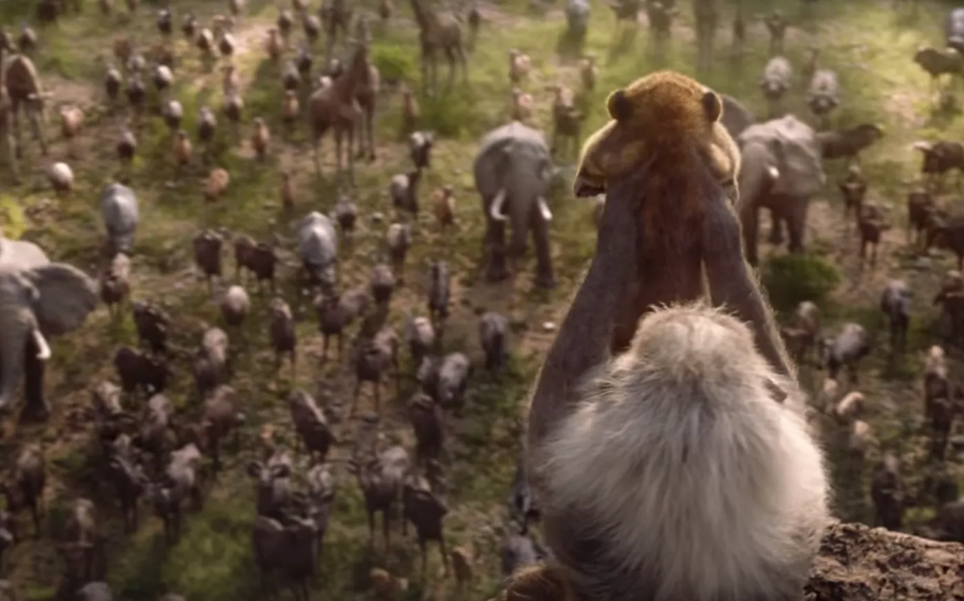 Kadr z filmu "Król Lew". Premiera 19 lipca 2019 roku