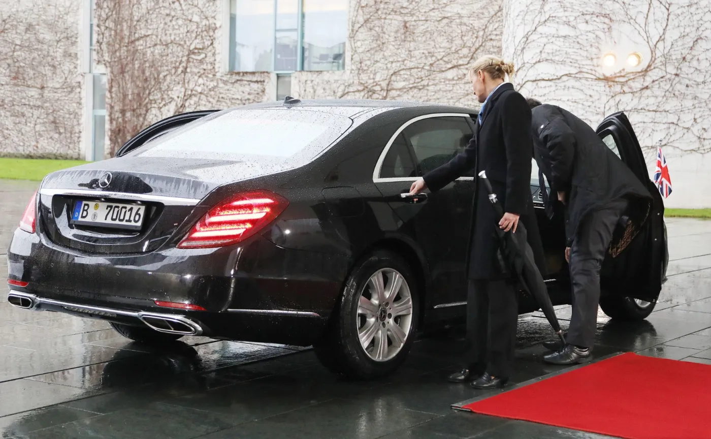 Samochód z Theresą May