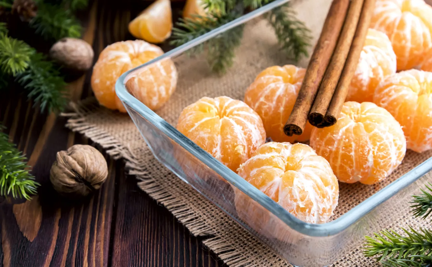 Mandarynki i cynamon