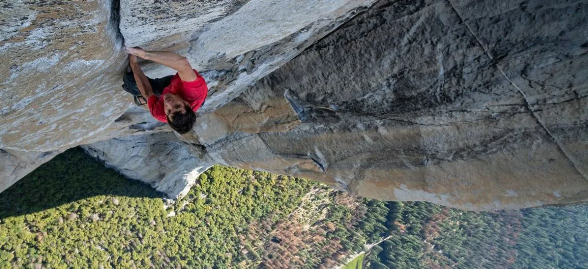 Kadr z filmu "Free Solo"