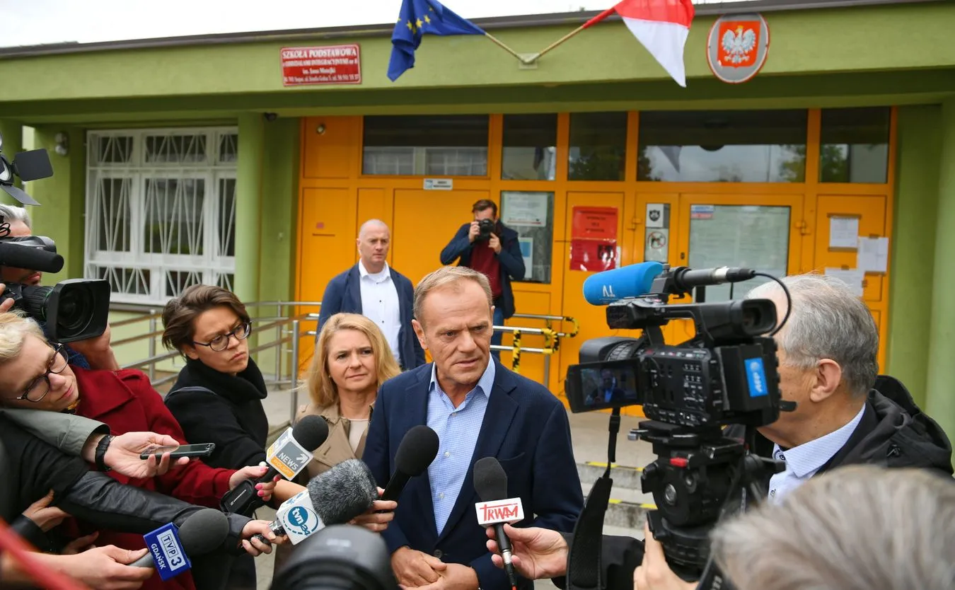 Donald Tusk z małżonką