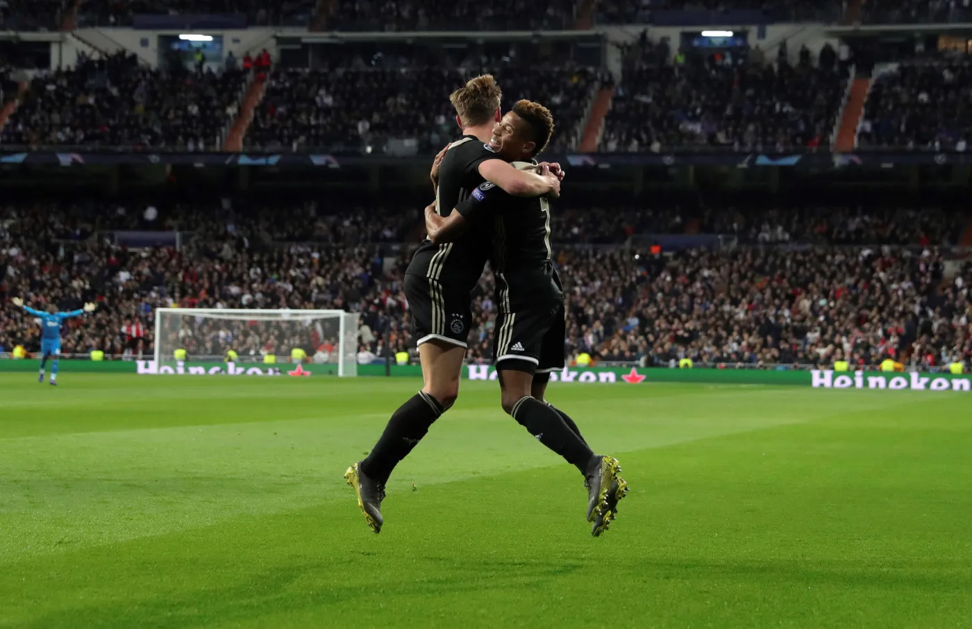 Radość piłkarzy Ajaksu