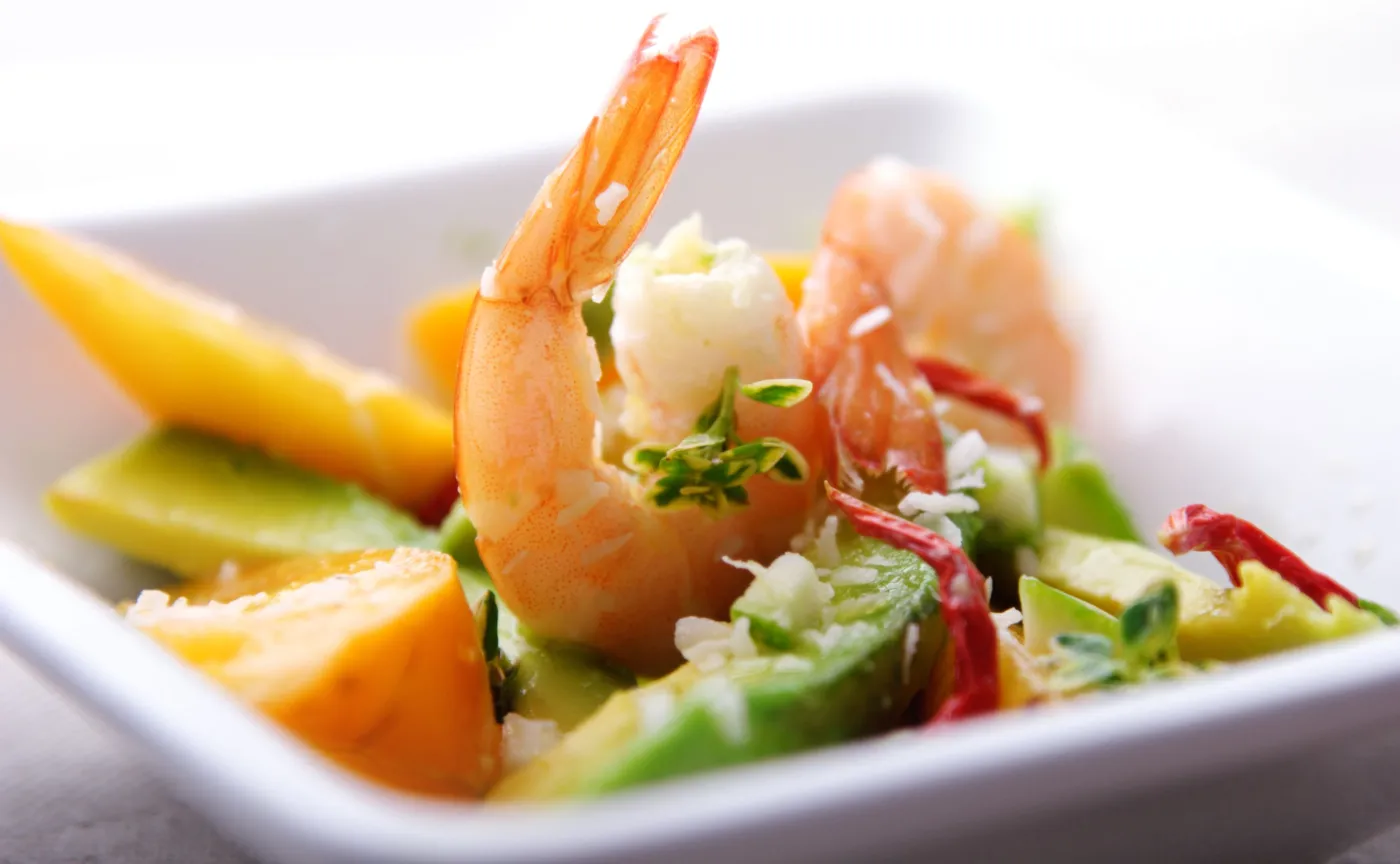 Sałatka z krewetkami