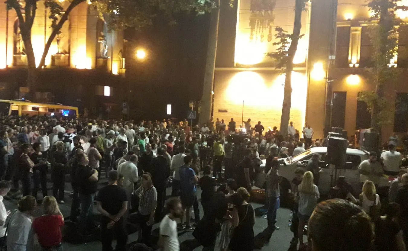 Antyputinowskie protesty w Tbilisi [RELACJA I ZDJĘCIA Z GRUZJI]