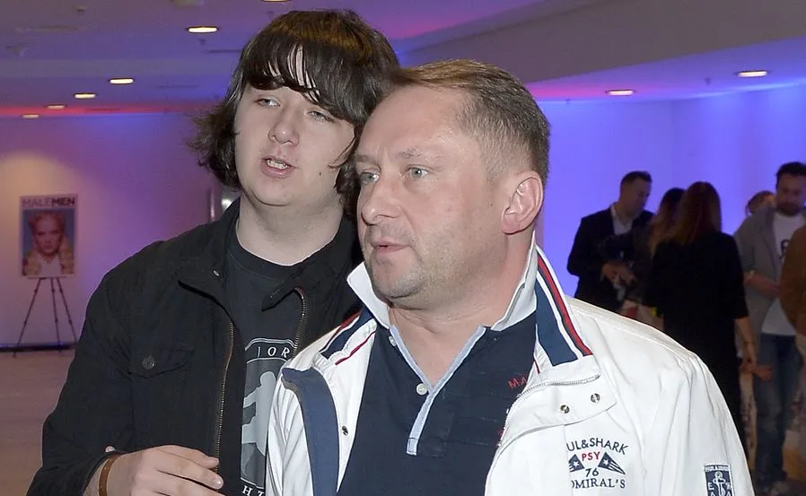 Kamil Durczok z synem