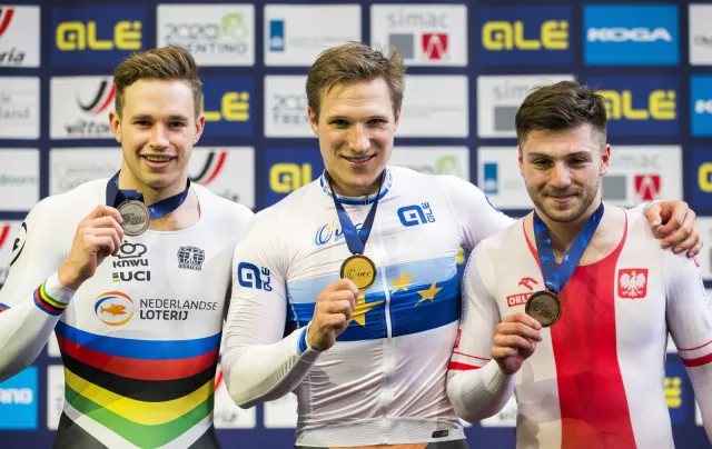 ME w kolarstwie torowym: Mateusz Rudyk z brązowym medalem w sprincie