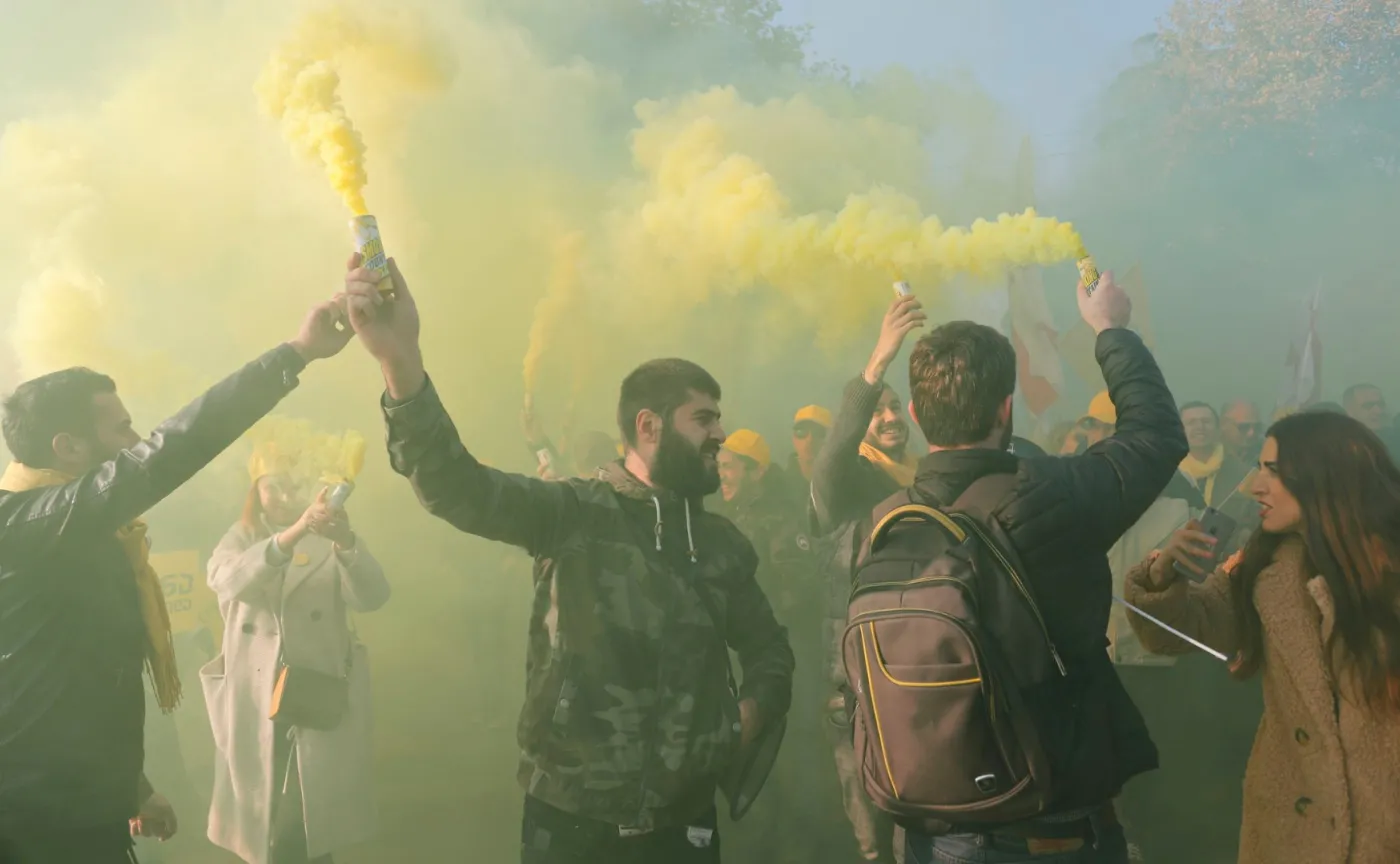 Demonstracje w Tbilisi. Policja użyła gazu i armatek wodnych. ZDJĘCIA