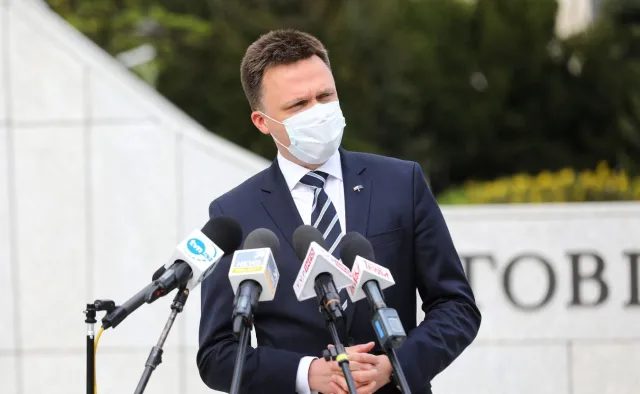 Hołownia po oświadczeniu Tuska: Zakłada nam etycznego nelsona