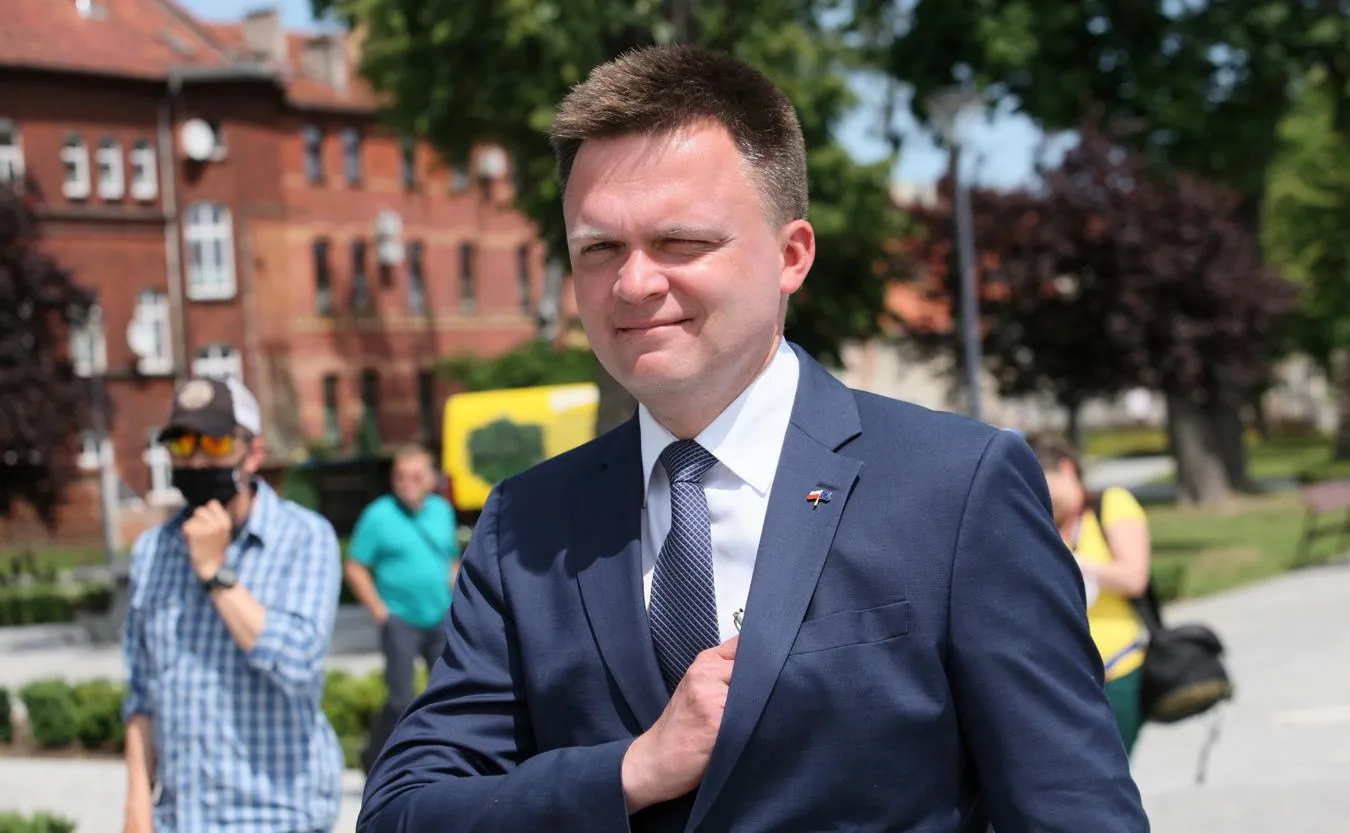 Szymon Hołownia żagań