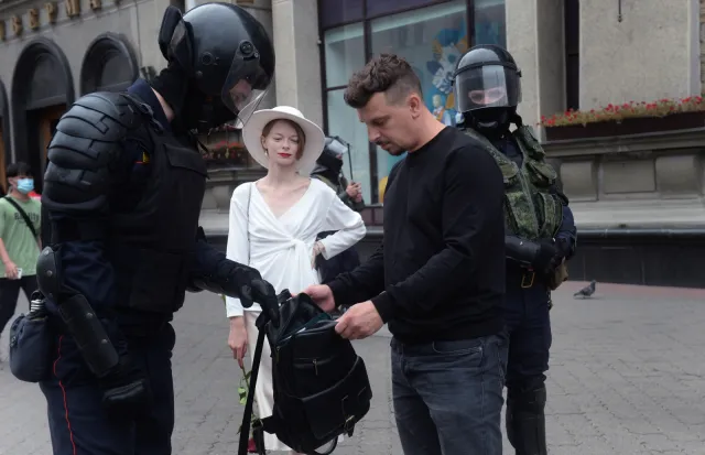 Marsz Jedności w Mińsku. Milicja zatrzymała prawie 200 osób