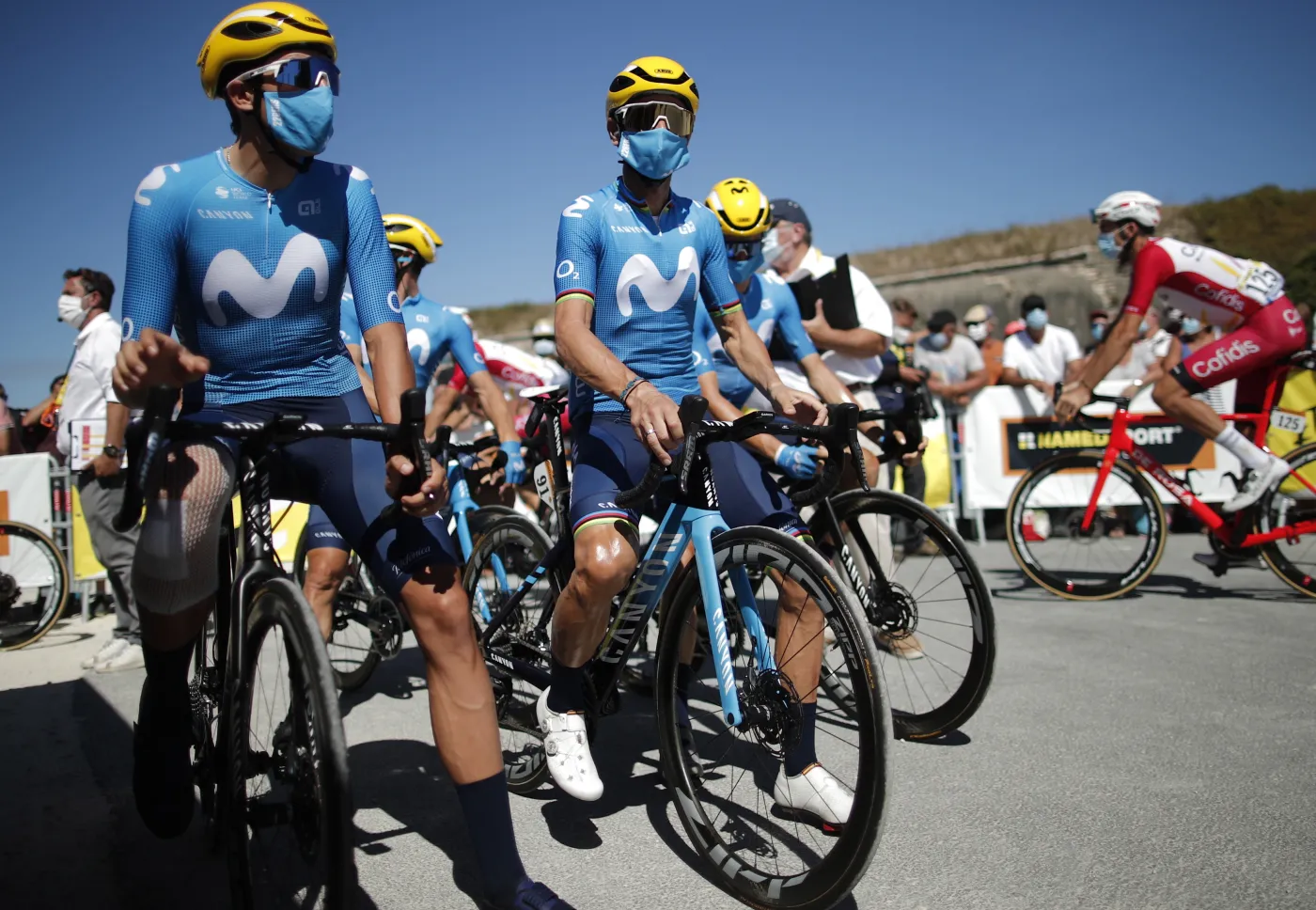 Kolarze grupy Movistar