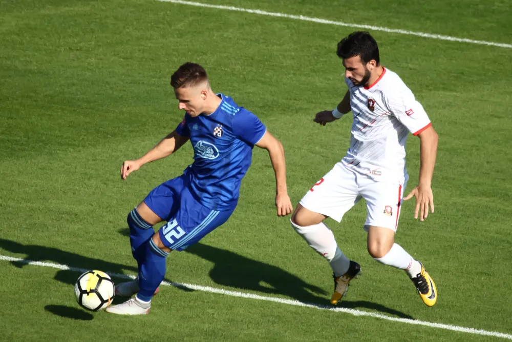 Damian Kądzior (z lewej)