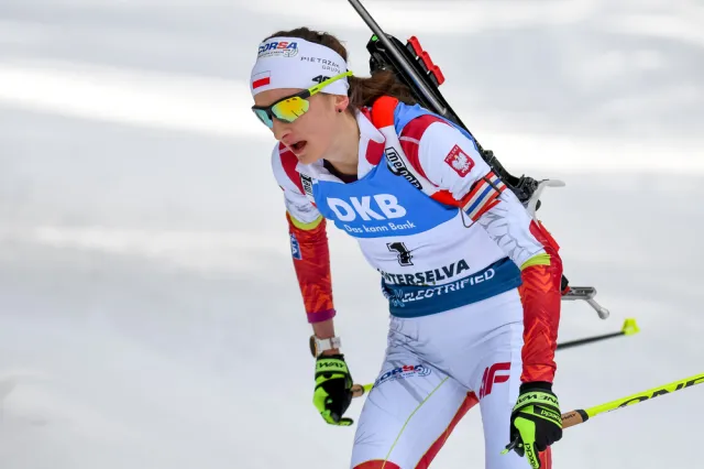PŚ w biathlonie: Hojnisz-Staręga szósta w biegu na dochodzenie