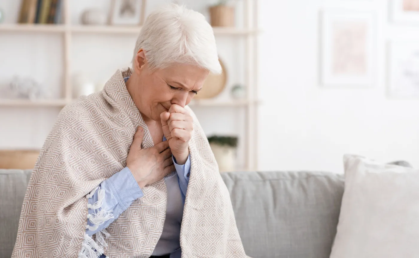 Chora kobieta, infekcja